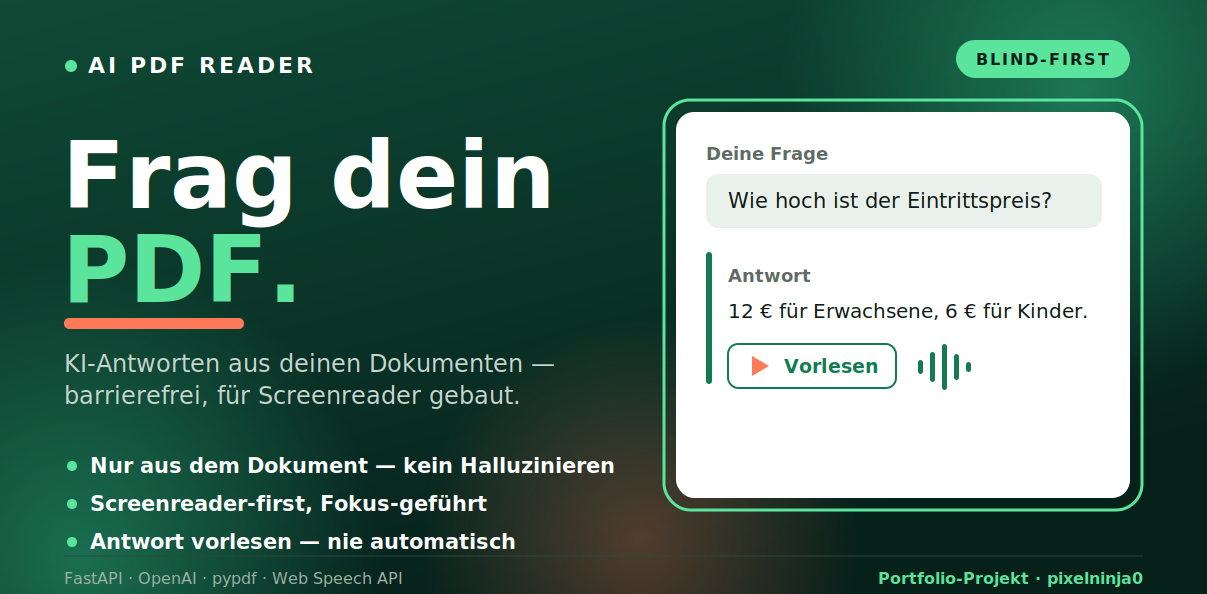 Accessible PDF Reader – Poster
