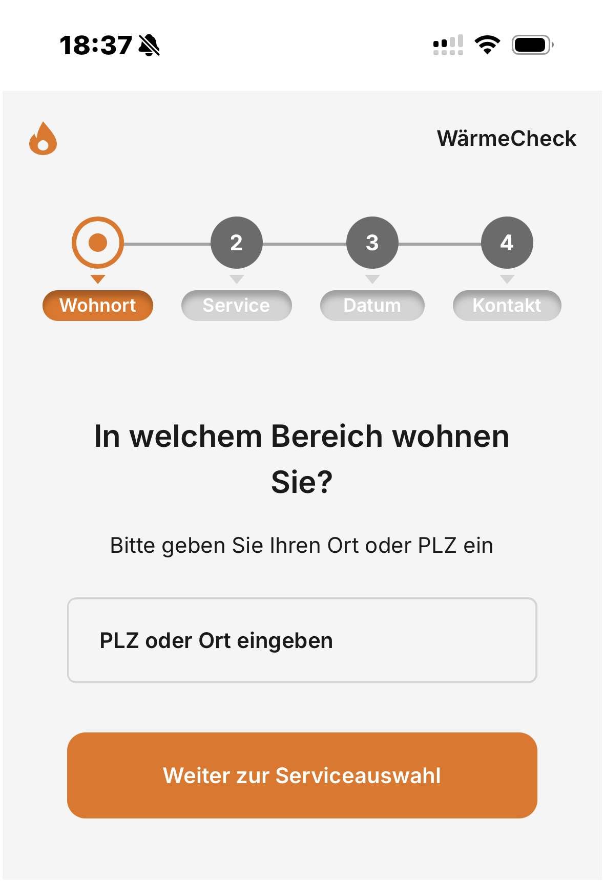 Neues System – Screen 1